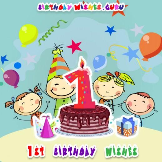 1st Birthday Wishes. #birthdaywishes