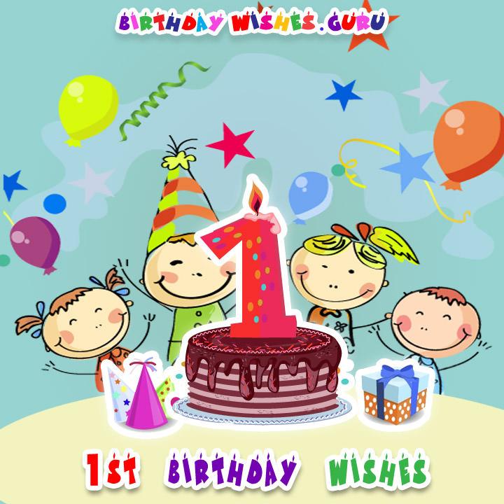 1st Birthday Wishes For Cute Babies
