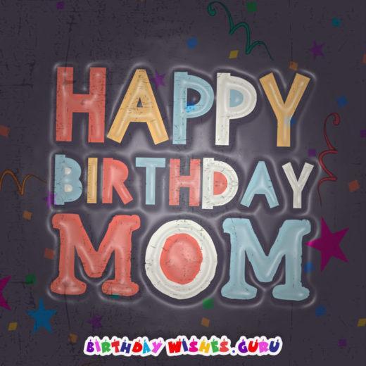 Happy Birthday Mom