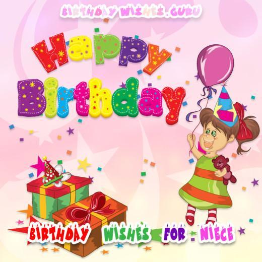 Birthday wishes niece image