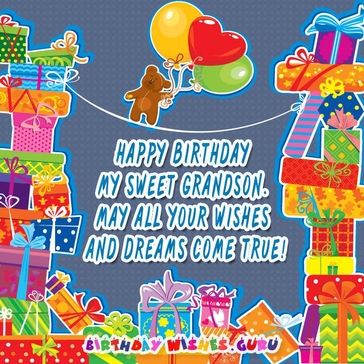 GRANDSON HAPPY BIRTHDAY CAKES CARD - Homely Gifts