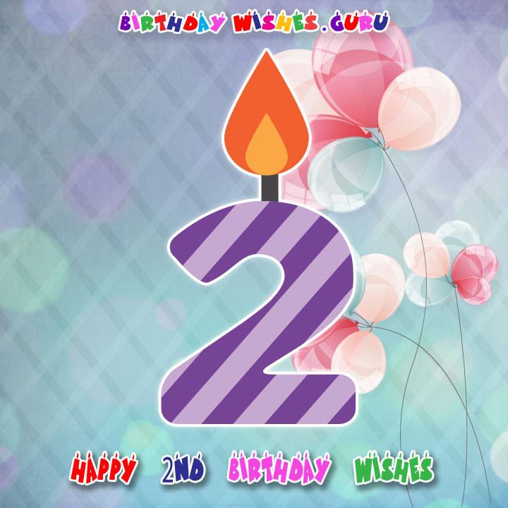 2nd birthday wishes
